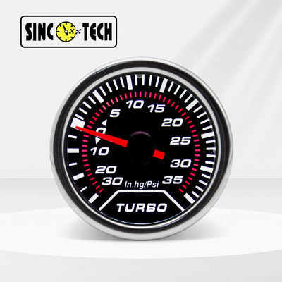 Sinco Tech Turbo Boost Gauge 2'' Medidor de barra de LED 6142T Auto móvel